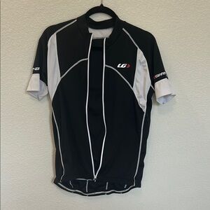 Black and White Cycling Jersey